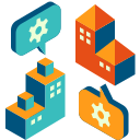 Icon representing IT services and solutions offered by MicroWorld InfoSol, showcasing innovation and expertise in technology.